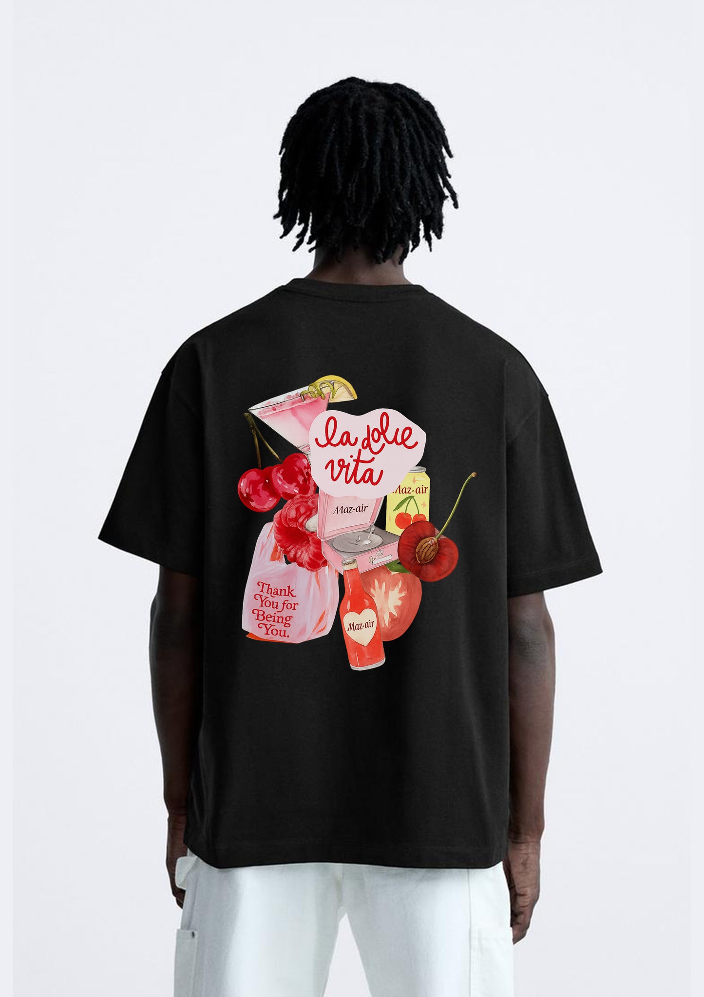 MAZ-AIR™ “La Dolce Vita” Tee — Black Edition