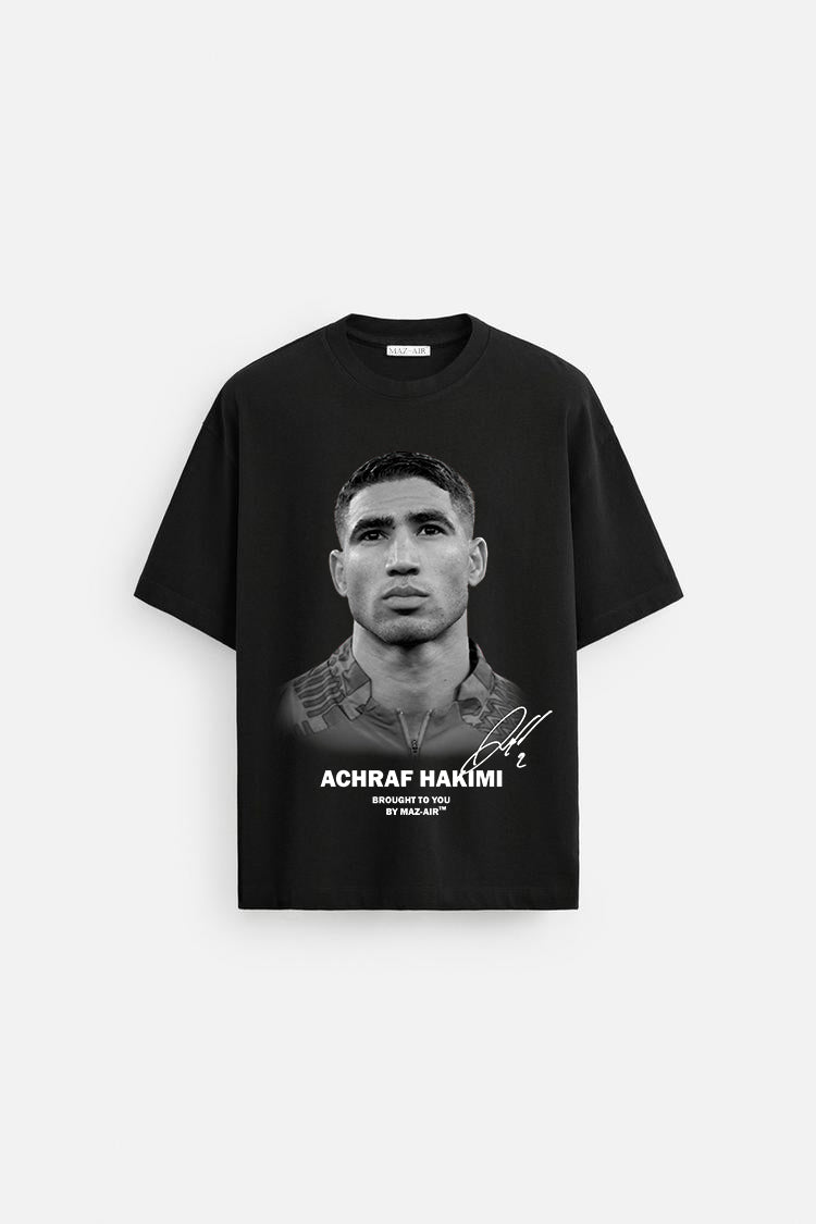 MAZ-AIR™ "ACHRAF HAKIMI” Tee — Black Edition