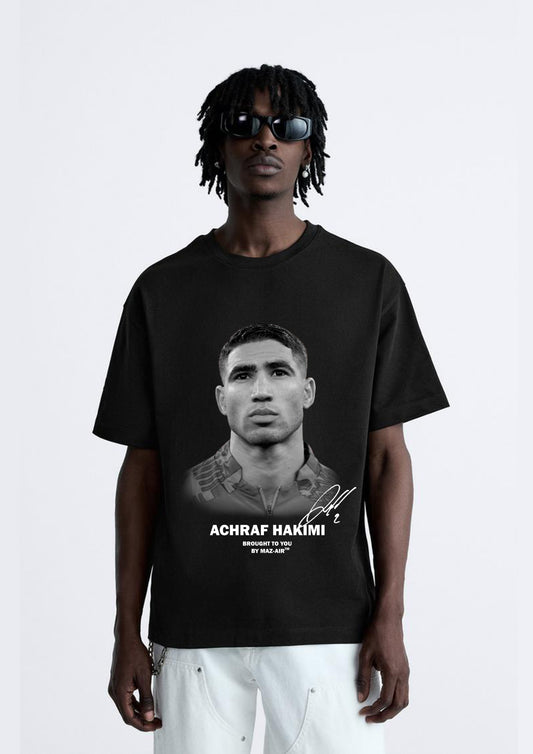 MAZ-AIR™ "ACHRAF HAKIMI” Tee — Black Edition