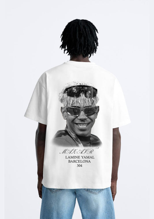 MAZ-AIR™ "LAMINE YAMAL” Tee — White Edition