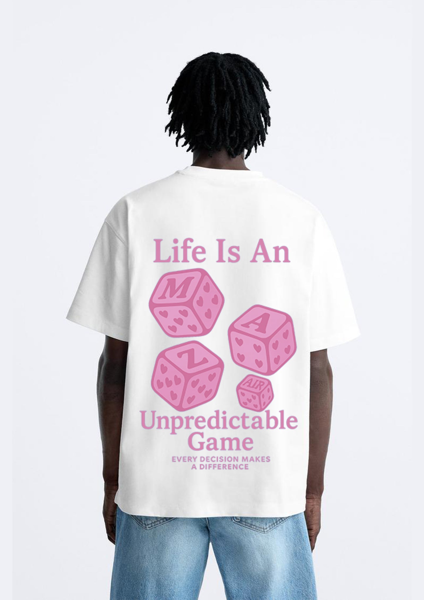 MAZ-AIR™ “Unpredictable Game” Tee — White Edition
