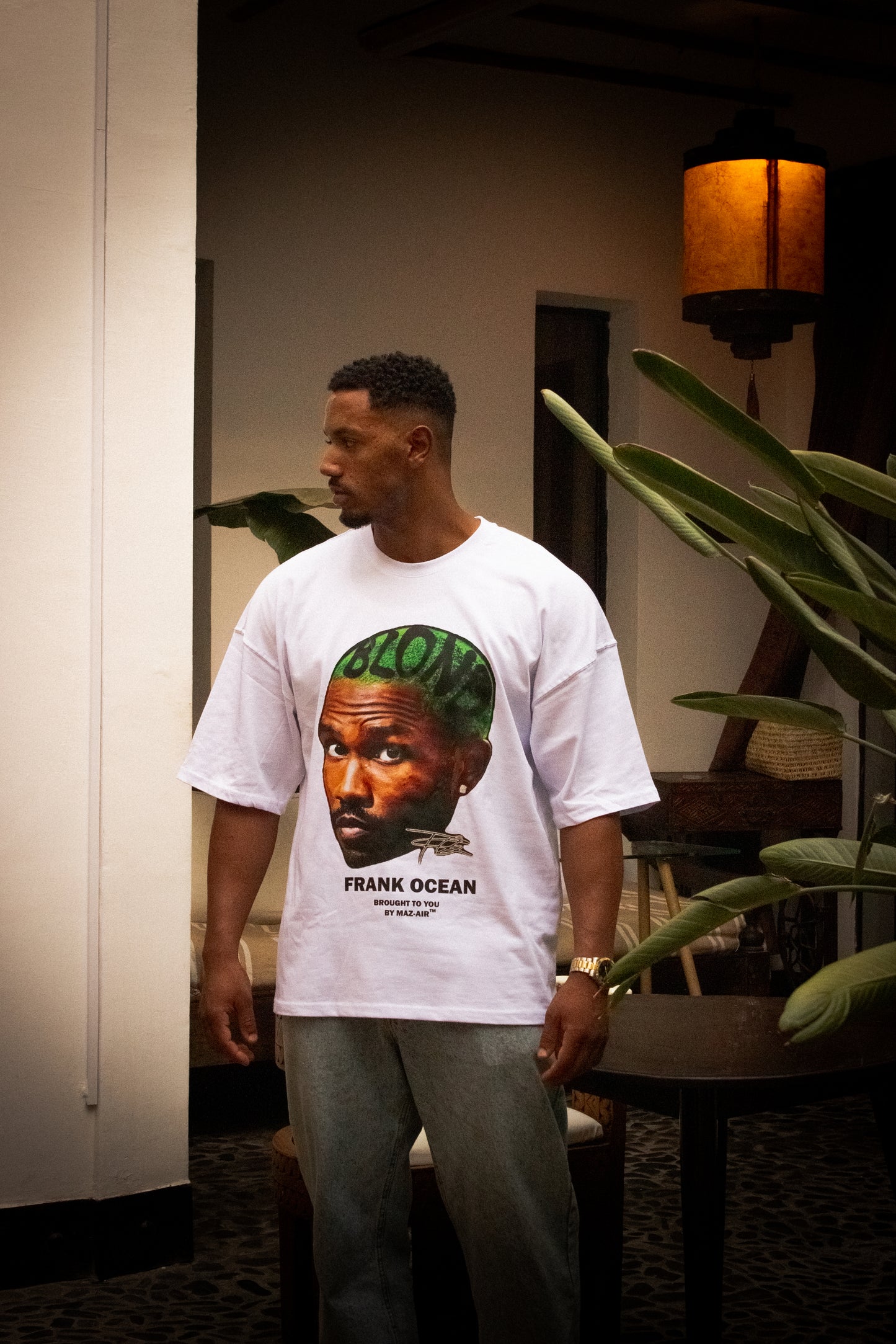 MAZ-AIR™ "FRANK OCEAN” Tee — White Edition