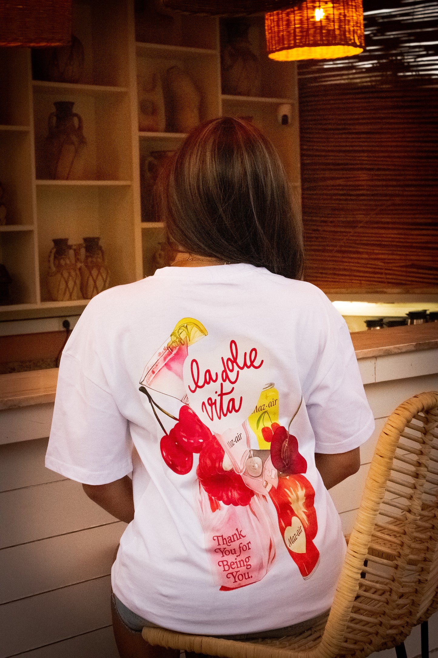 MAZ-AIR™ “La Dolce Vita” Tee — White Edition