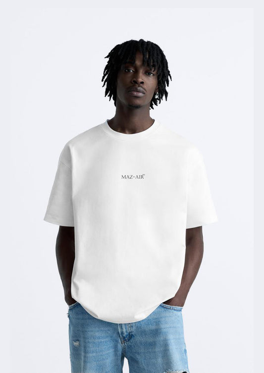 MAZ-AIR™ “kech Over Everything” Tee — White Edition