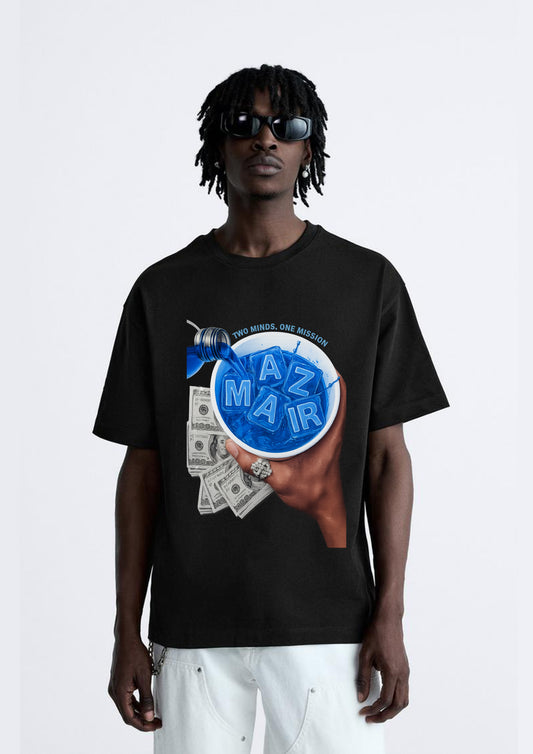 MAZ-AIR™ “Cold Pour” Tee — Black Edition