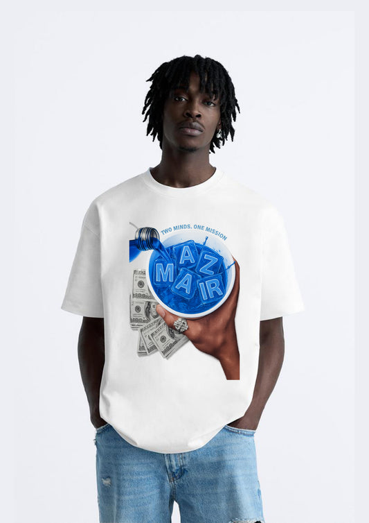 MAZ-AIR™ “Cold Pour” Tee — White Edition