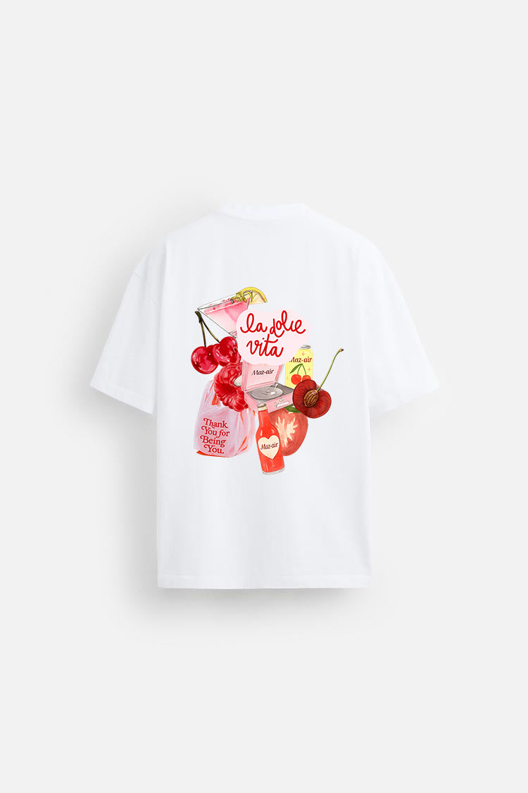 MAZ-AIR™ “La Dolce Vita” Tee — White Edition