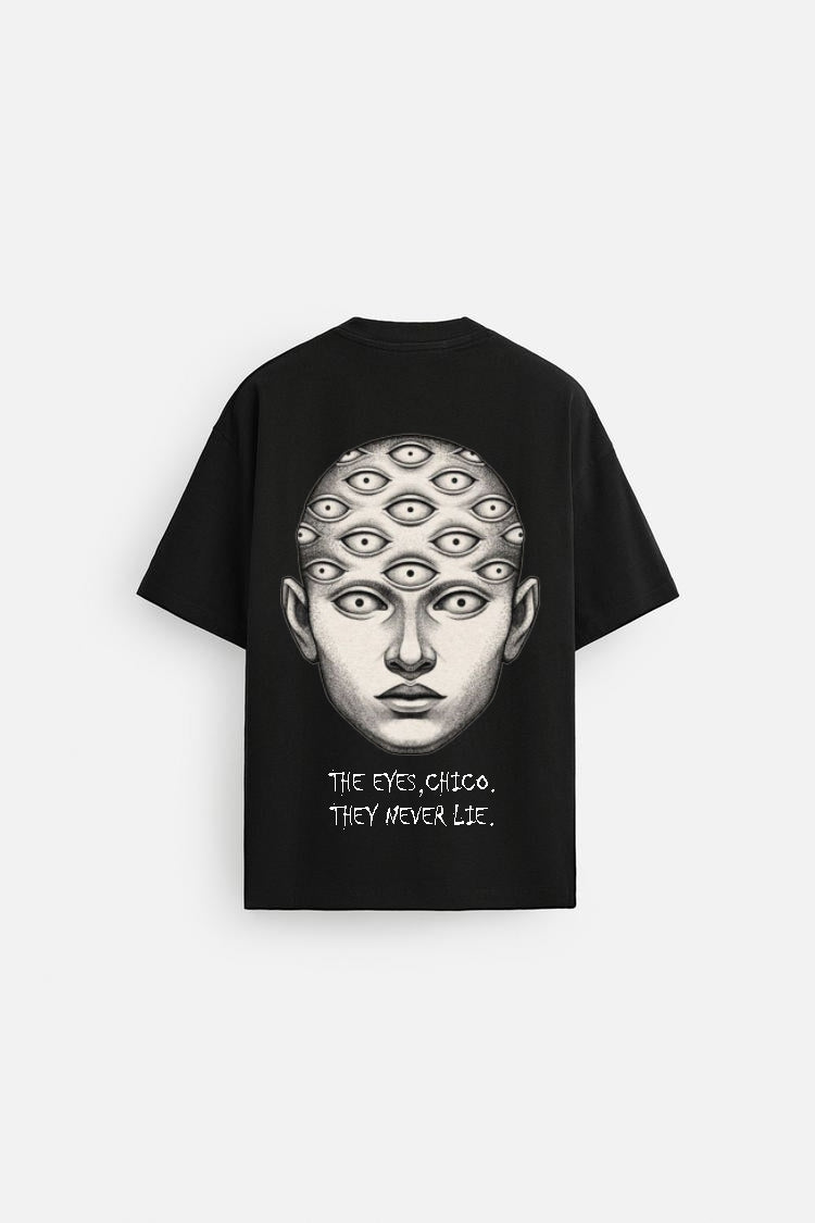 MAZ-AIR™ “Eyes Chico” Tee — Black Edition
