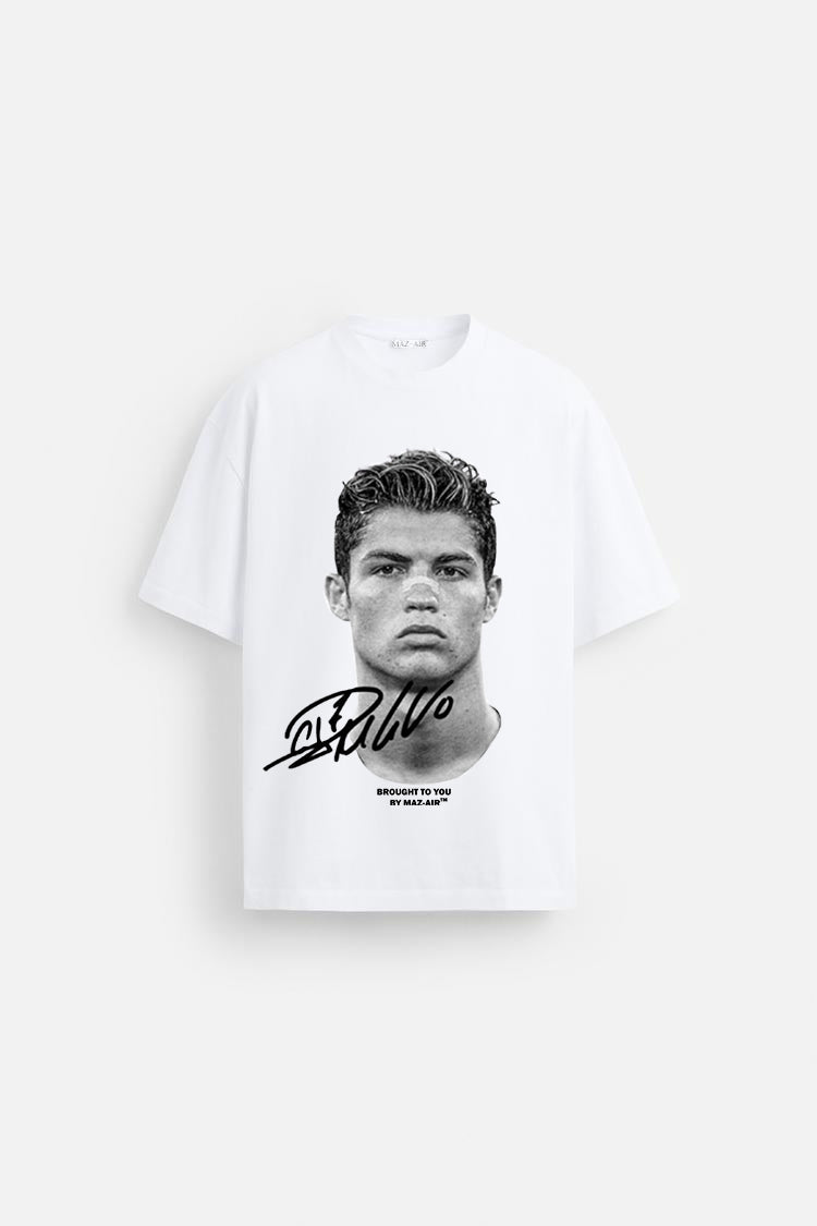 MAZ-AIR™ “Ronaldo” Tee — White Edition