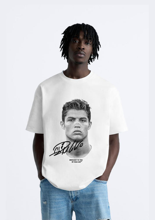MAZ-AIR™ “Ronaldo” Tee — White Edition