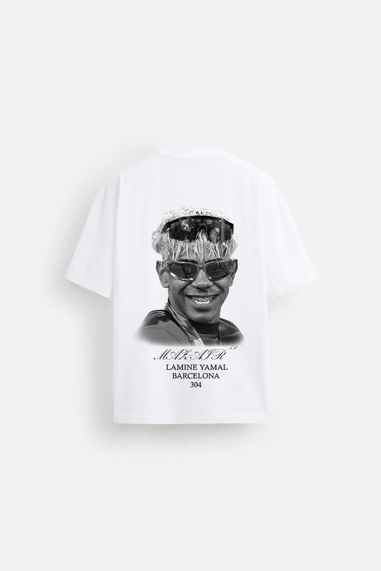 MAZ-AIR™ "LAMINE YAMAL” Tee — White Edition