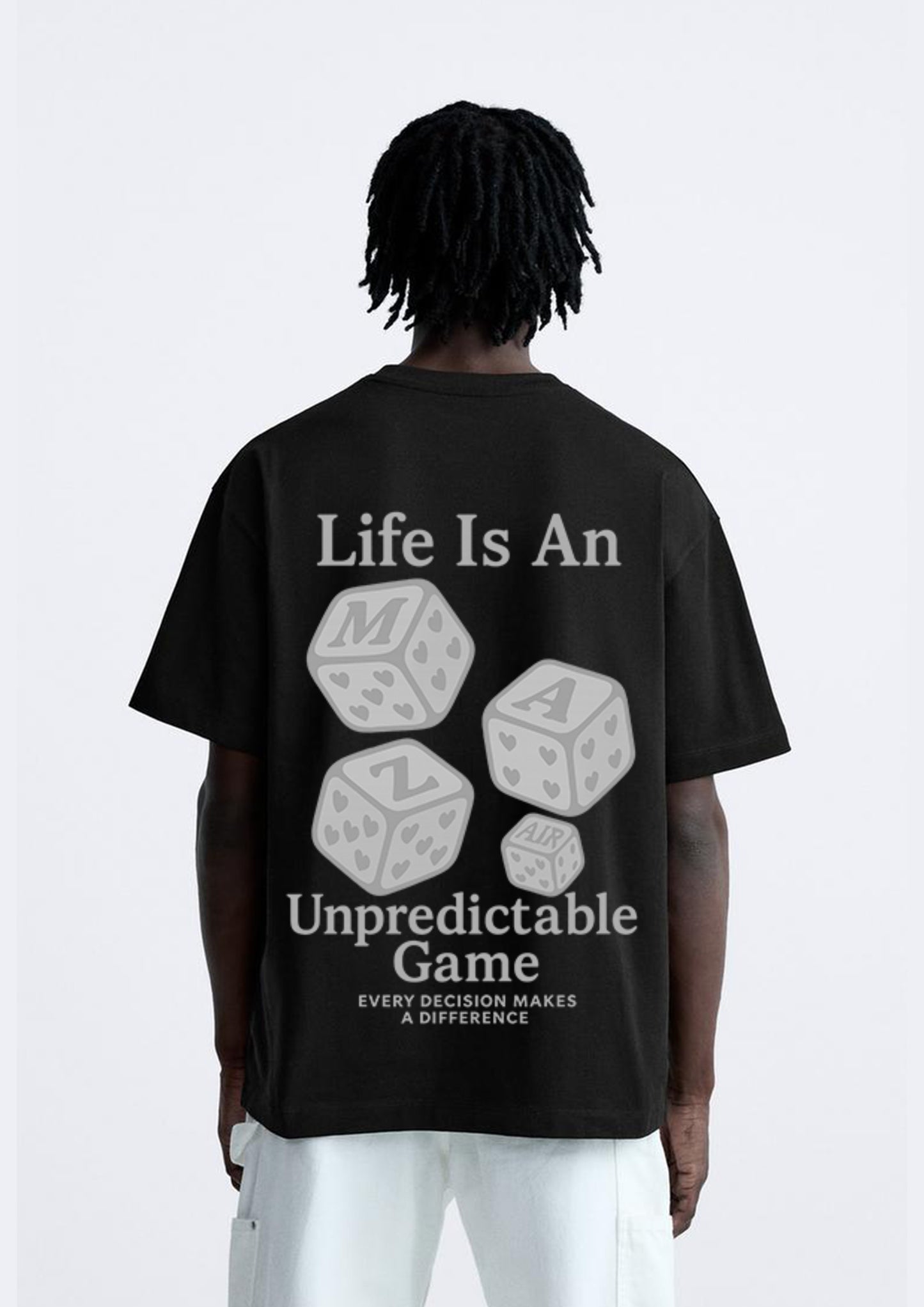 MAZ-AIR™ “Unpredictable Game” Tee — Black Edition