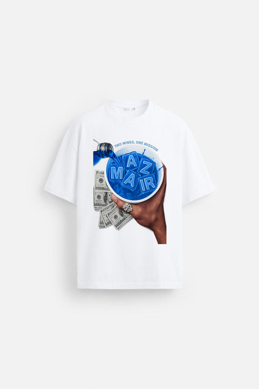 MAZ-AIR™ “Cold Pour” Tee — White Edition