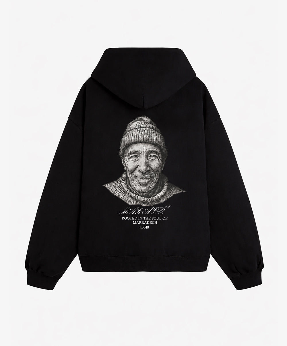 MAZ-AIR™ "Moul Kech” Hoodie — Black Edition