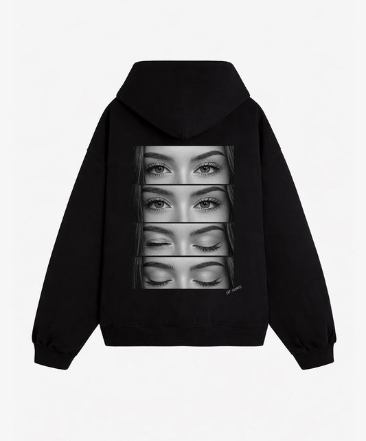 MAZ-AIR™ “Through Your Eyes” Personalized Hoodie — Black Edition