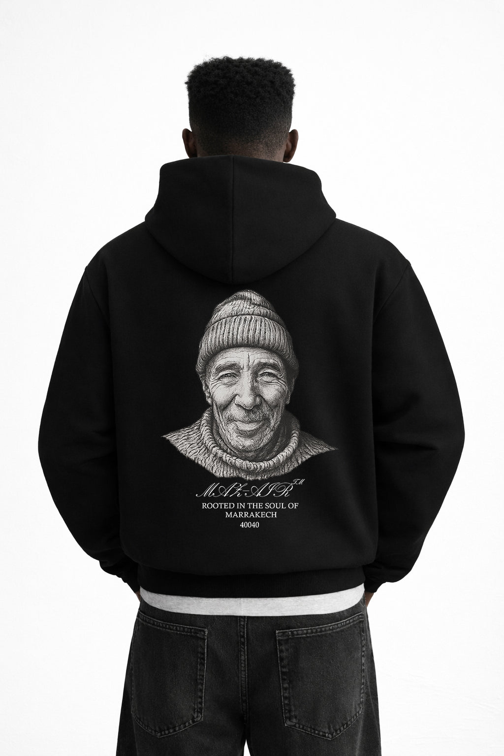 MAZ-AIR™ "Moul Kech” Hoodie — Black Edition