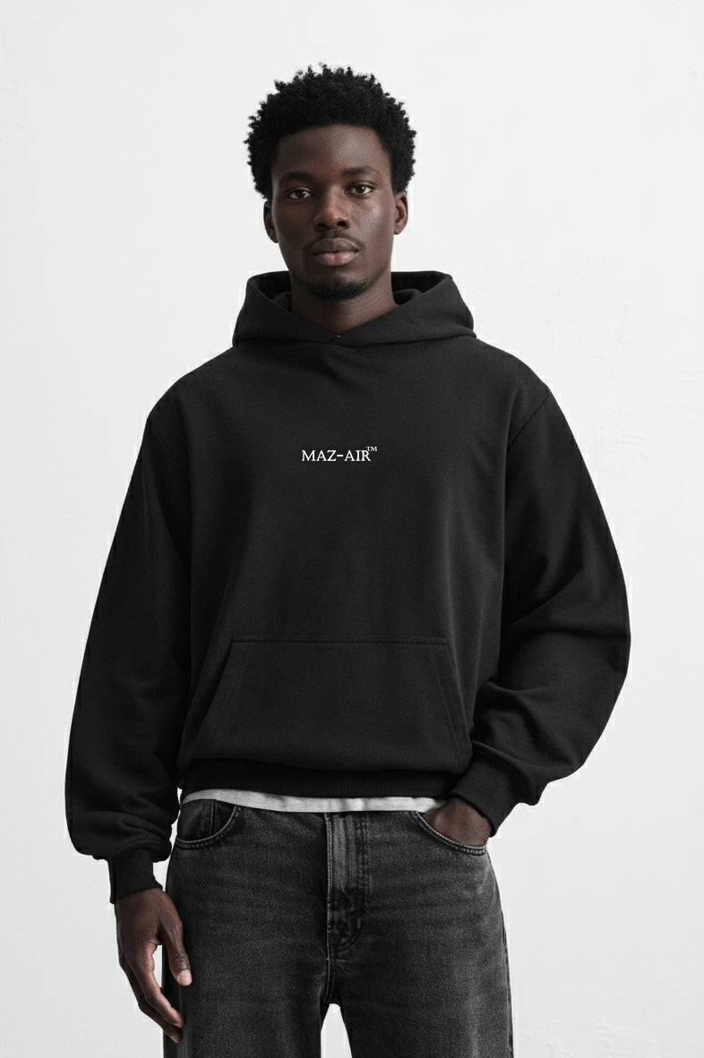 MAZ-AIR™ “Through Your Eyes” Personalized Hoodie — Black Edition