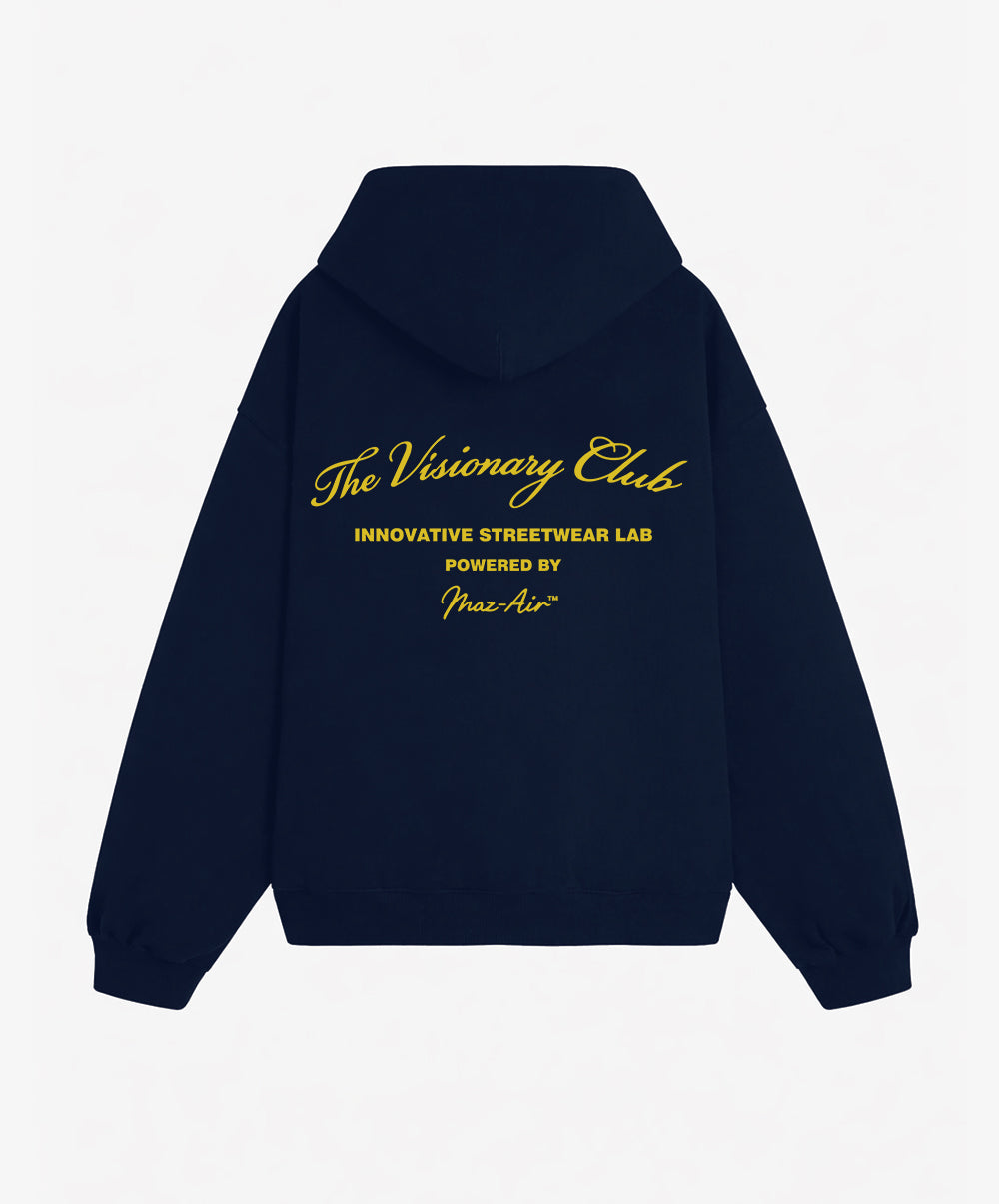 MAZ-AIR™ "The Visionary Club" Hoodie — Blue Edition