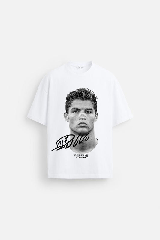 MAZ-AIR™ “Ronaldo” Tee — White Edition